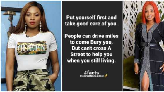 BBNaija star Cindy Okafor preaches self-love in new post, advises people to put themselves first