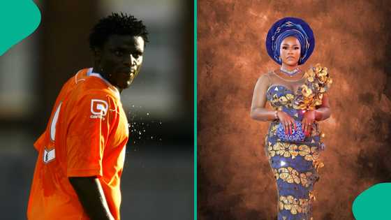 Razak Omotoyossi's wife breaks silence days after Benin football legend passed away
