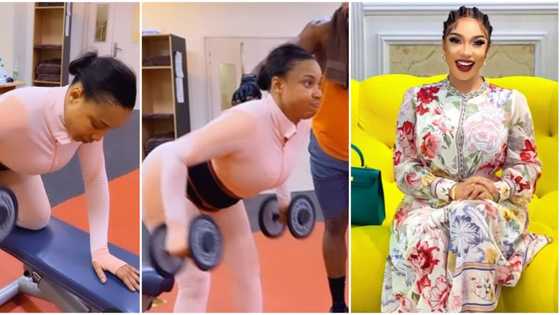 “The Millions I Put Into My Body Will Waste Without Exercise”: Tonto Cries As She Hits Gym to Improve Heart