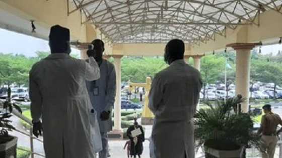Coronavirus: Yadda aka hana shiga kotu sai an tantance lafiya (Hotuna)
