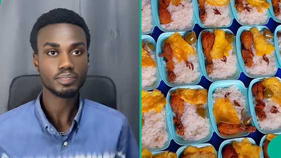 Student celebrates after selling over 150 packs of food in a day on campus, his reaction trends