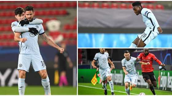 Giroud scores as Chelsea record incredible win over Rennes, qualify for Champions League last 16
