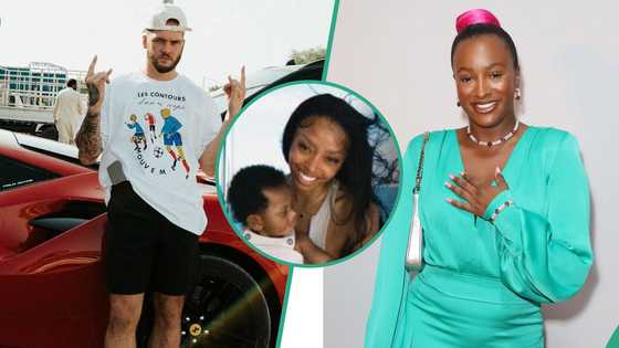 DJ Cuppy's ex, Ryan Taylor, flaunts lover, Fiona Michelle, baby: "And he was acting like a victim"