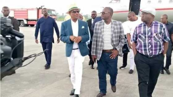 Rikicin PDP: Wike, Ortom Da Wasu Gwamnonin PDP Sun Sake Dunguma Sun Tafi Landan