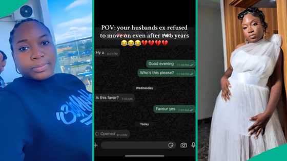 Nigerian lady displays unsolicited message she received from her husband's ex after 2 years