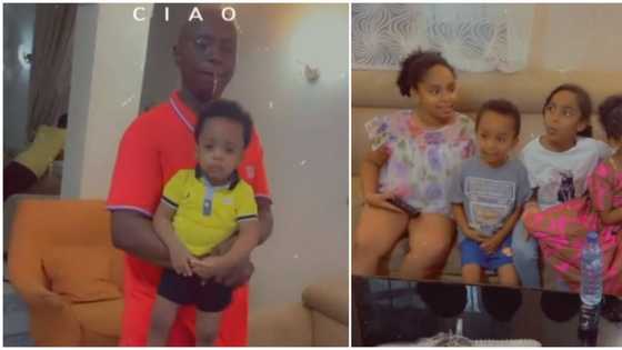Billionaire Ned Nwoko spends time with his children in adorable new video