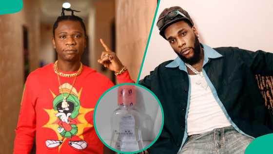 Speed Darlington posts baby oil photo after release from jail, shades Burna: “What can u do next?”