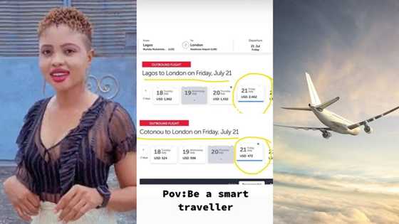 "Flying from Cotonou to London costs N374k": Lady says flight from Lagos to UK is More costly at N1.9 million