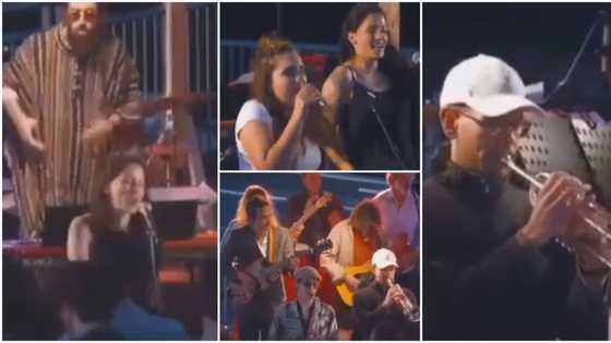 “So entertaining”: Video trends of oyinbo live band performing Fela’s Zombie to dancing crowd, Nigerians react