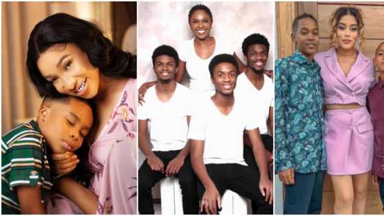 Omoni Oboli, Adunni Ade, and other beautiful Nigerian celebrities who are yummy mummies of boys