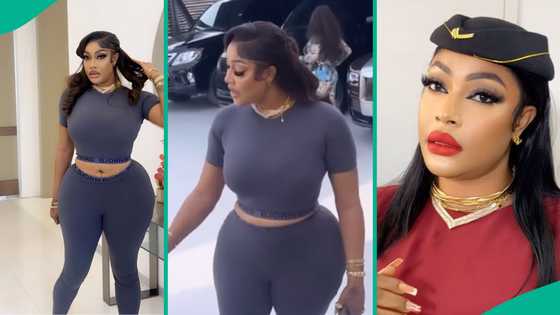 Actress Angela Okorie's new video trends over speculations about her undergoing BBL