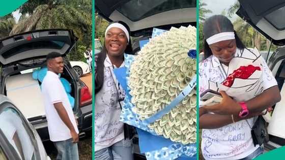 Graduate almost in tears as boyfriend arrives her school with costly gifts: "He took it personal"