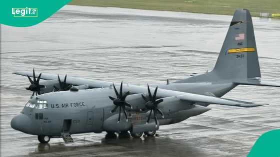 An hango jirgin yakin Amurka ya sauka a Najeriya da dare