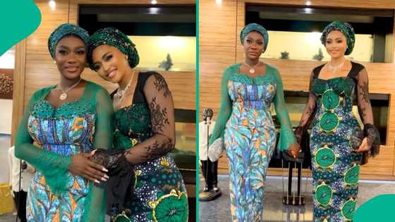 Regina Daniels and Mercy Johnson attend political event in style, fans gush over them: “Very classy”