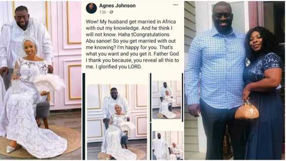 "He thought I won't know": Abroad lady discovers husband travelled home to marry secretly, drags him online