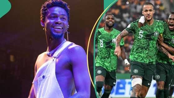 "Soso take my pain away": Singer Omah Lay joins other Nigerians to mourn Super Eagles' loss