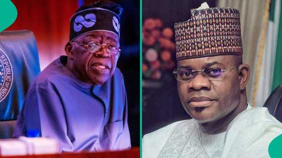 Nigerians react as Tinubu sends birthday message to ex-Kogi gov Yahaya Bello at 50