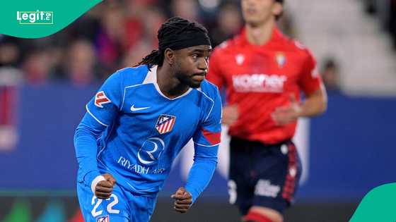 Super Eagles star Ademola Lookman makes history with goal in Atletico Madrid's 2-1 win over Osasuna