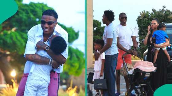 Adorable photos of Wizkid celebrating Father’s Day with family trend online: “Priceless”