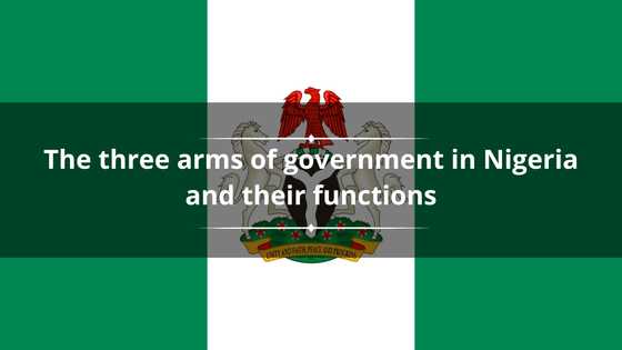 The three arms of government in Nigeria and their functions