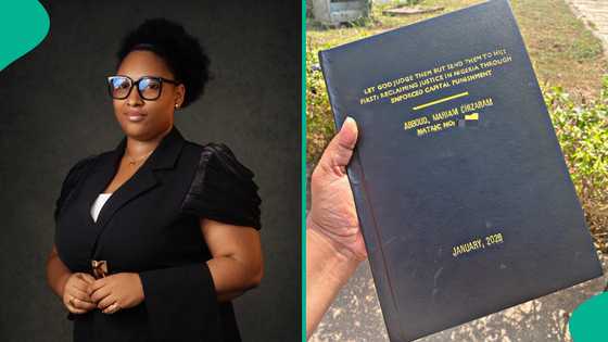 University of Ibadan law graduate trends as her interesting project topic grabs people's attention