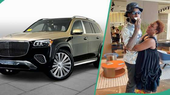 "Mummy's boy to the core": Video as Burna Boy gifts his mum a Mercedes Benz for Mother's Day