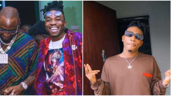 Lil bro levelled up! I’m emotional - Davido as Mayorkun's name appears in the same category with him, Wizkid, Burna Boy and Tiwa Savage for Headies award