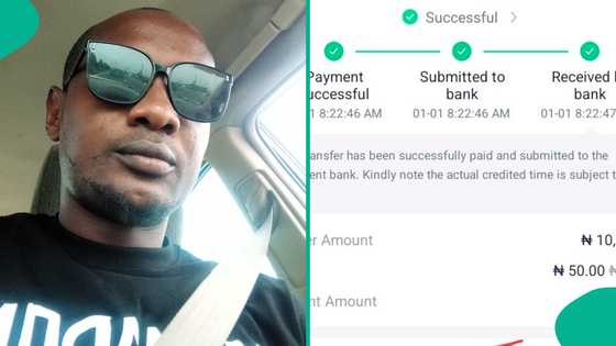 Tax law: Man cries out, displays how much was deducted from his account for sending someone N10k