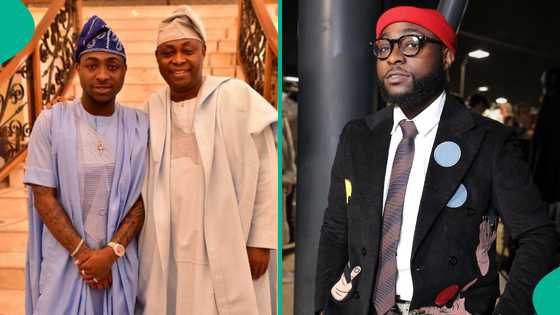 Davido angrily replies troll who dragged his father over his privileged life: "Just like Portable"