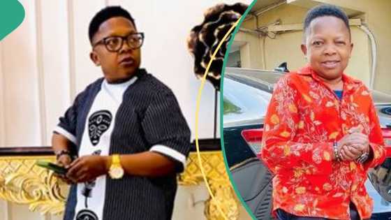 Chinedu Ikedieze aka Aki struggles as he teaches daughter Yoruba: "Na still Igbo you dey talk"