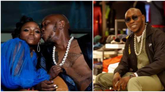 Mixed reactions after Seun Kuti refers to wife as his big God that gives him life, shares romantic photo