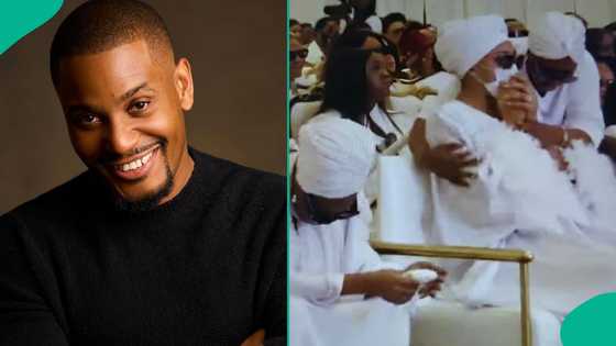 Rare video of Alexx Ekubo’s wife surfaces online amid grief at service of songs