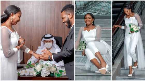 Kyawawan Hotunan Daurin Auren Wasu Yan Najeriya A Dubai Ya Yadu, Sun Yi Shaglin Bikinsu A Saukake