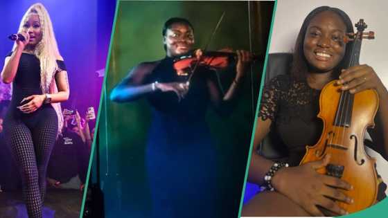 "You made me happy": US Rapper Nicki Minaj hails Nigerian violinist who performed at her concert