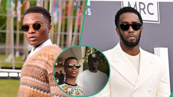 Wizkid vs Sean 'Diddy' Combs: Woman makes observation about throwback video of superstars abroad