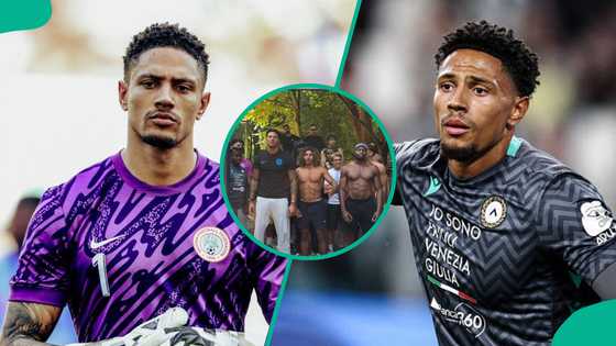 Maduka Okoye humiliates Cameroonian opponent in intense fitness challenge, video