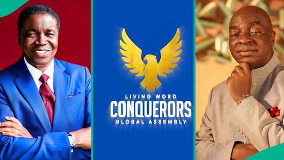Man shares observation regarding name of Bishop Abioye's new church, compares it to Oyedepo's own