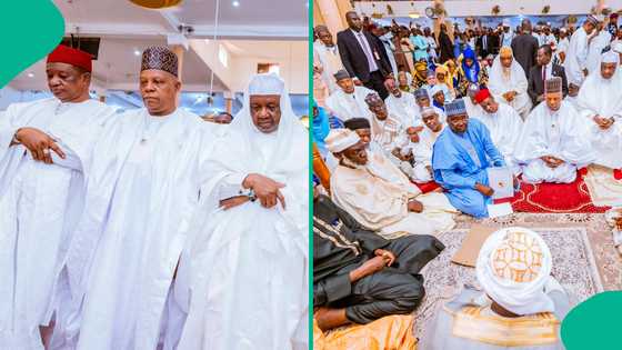 Tinubu, Abba da manya sun halarci auren ɗan tsohon mataimakin shugaban ƙasa a Kano