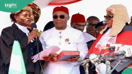 Gwamnan APC ya karbi rantsuwar kama aiki karo na biyu a gaban jiga-jigai, bayanai sun fito