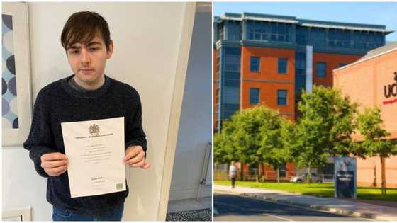 Young man told he'd never talk properly proves doctors wrong as he graduates with a second-class upper