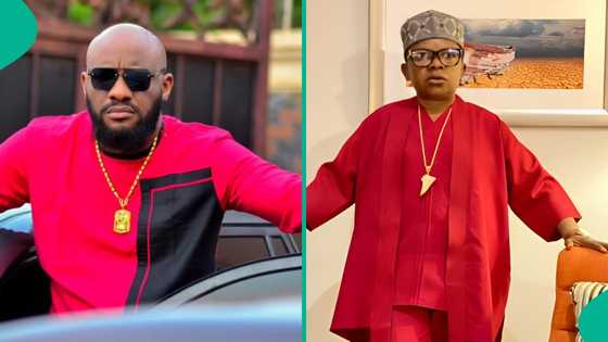 Yul Edochie proudly celebrates senior colleague Chinedu Ikedieze, clip trends as they dance happily