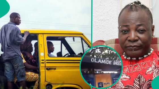 "Charly Boy wa o": Danfo conductor calls Baddo bus stop by old name, man questions him in video