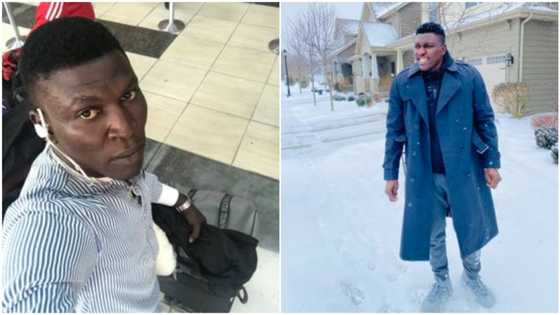 You look so fresh: Young man stirs reactions with photos taken abroad years after leaving Nigeria