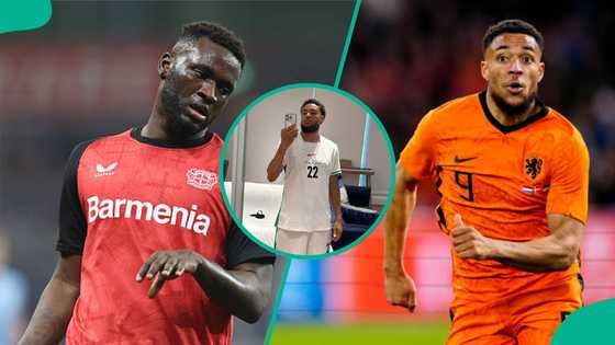 Nigerians slam Boniface for gifting Super Eagles jersey to Netherlands striker