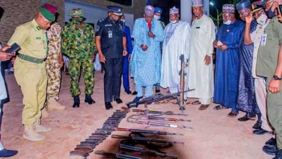 Repentant bandit says he wants to go to school, surrenders 20 AK-47 rifles