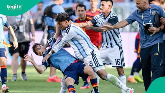 FIFA makes confirmation on Leandro Paredes' red card after grabbing Gavi's throat
