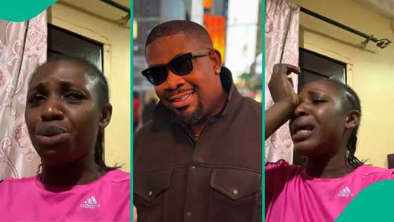 Lady in tears as Don Jazzy sends her N5m to buy car for kids' school runs: “In less than 5 minutes”