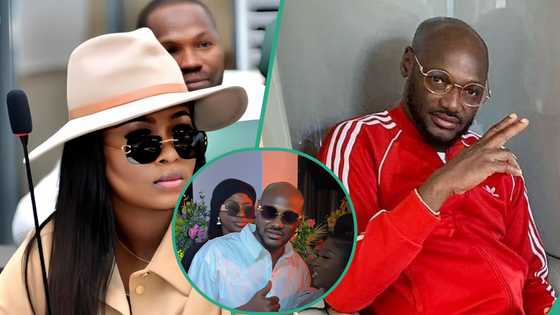 Video of Natasha Osawaru following 2Baba everywhere at an event triggers concerns online
