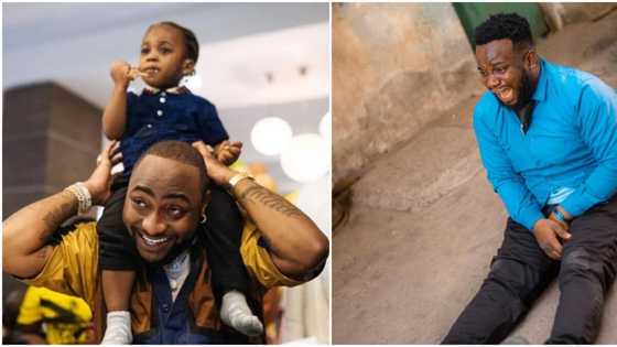 “The pain can’t be explained”: Skit maker Sabinus cancels all engagements for the day to mourn Davido’s son