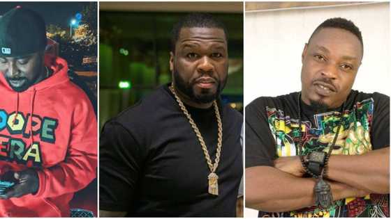 Rapper Eedris Abudlkareem reacts as former G Unit member gives a recount of his ugly exchange with 50 Cent